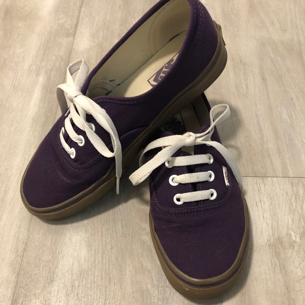 Purple Gum Sole Classic Authentic Vans